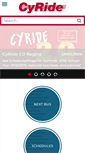 Mobile Screenshot of cyride.com